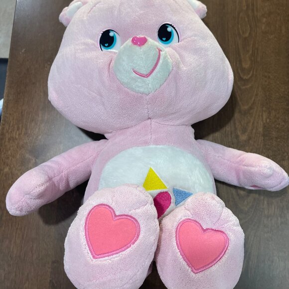 Care Bears True Heart Bear 2008 24" Plush Hearts Jumbo Stuffed Animal Valentine - Picture 7 of 12